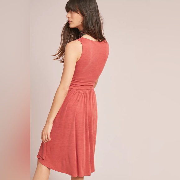 Anthropologie Maeve Nora Orange Dress Size XS Extra Small - Picture 2 of 6